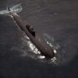 https://en.wikipedia.org/wiki/Charlie-class_submarine#/media/File:DN-SC-89-03179_INS_Chakra_submarine.jpg
