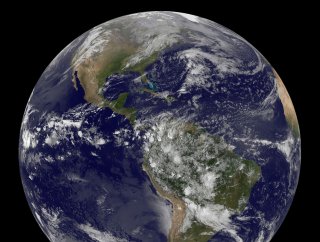 The planet Earth is seen in a photo taken by NOAA's GOES-East satellite at 07:45EST (11:45GMT) on Earth Day, April 22, 2014. The image shows the Americas, reaching from Canada to the tip of South America. REUTERS/NOAA/Handout (OUTER SPACE - Tags: SCIENCE 