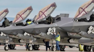 F-35 Fighters on the Runway