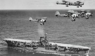 HMS Ark Royal Attacking Battleship Bismarck.