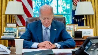 Joe Biden In the Oval Office