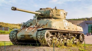 M4 Sherman Tank from World War II