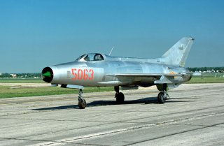 A Mikoyan-Gurevich MiG-21PF 