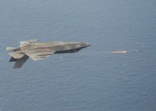 Oh My: This Photo Shows an F-35c Firing a Sidewinder Missile Flying Upside Down