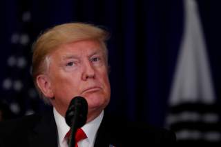 U.S. President Donald Trump participates in a signing ceremony for the U.S.-Korea Free Trade Agreement with South Korean President Moon Jae-in on the sidelines of the 73rd United Nations General Assembly in New York, U.S., September 24, 2018. REUTERS/Carl