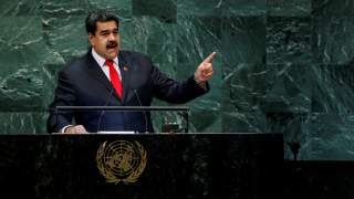 Venezuela's President Nicolas Maduro addresses the 73rd session of the United Nations General Assembly at U.N. headquarters in New York, U.S., September 26, 2018. REUTERS/Eduardo Munoz/File Photo