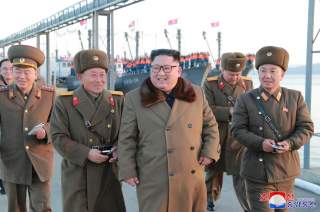 North Korean leader Kim Jong Un visits fisheries in the Donghae area, North Korea, in this picture released by the Korean Central News Agency on December 1, 2018. KCNA via REUTERS ATTENTION EDITORS - THIS IMAGE WAS PROVIDED BY A THIRD PARTY. REUTERS IS UN