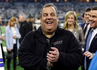 Jan 5, 2019; Arlington, TX, USA; American politician Chris Christie on the sidelines before the game between the Seattle Seahawks and the Dallas Cowboys in a NFC Wild Card playoff football game at AT&T Stadium. Mandatory Credit: Tim Heitman-USA TODAY Spor
