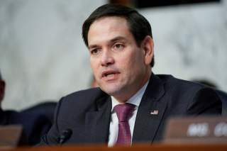 Senator Marco Rubio questions witnesses before the Senate Intelligence Committee hearing about 