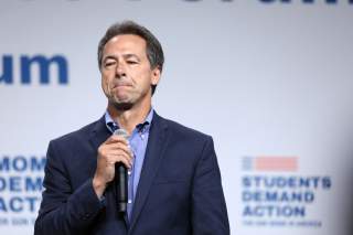 2020 Democratic U.S. presidential candidate Montana Governor Steve Bullock speaks and answers audience questions during the Presidential Gun Sense Forum in Des Moines, Iowa, U.S., August 10, 2019. REUTERS/Scott Morgan
