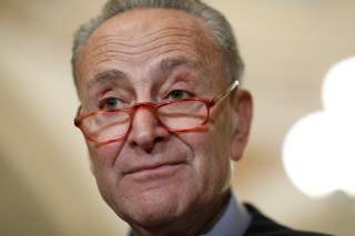 Senate Minority Leader Chuck Schumer (D-N.Y.) delivers remarks during a weekly Senate Luncheon Leadership news conference on Capitol Hill in Washington, U.S., October 22, 2019. REUTERS/Tom Brenner