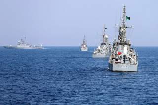 Saudi warships are seen during ÒGulf Shield 1Ó exercise by members of Royal Saudi Navy, east of Saudi Arabia, October 9, 2016. REUTERS/Faisal Al Nasser 