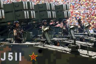 Anti-tank missiles are displayed during the military parade marking the 70th anniversary of the end of World War Two, in Beijing, China, September 3, 2015. REUTERS/Damir Sagolj