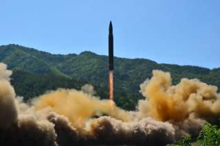 The intercontinental ballistic missile Hwasong-14 is seen during its test in this undated photo released by North Korea's Korean Central News Agency (KCNA) in Pyongyang, July 5 2017. KCNA/via REUTERS ATTENTION EDITORS - THIS IMAGE WAS PROVIDED BY A THIRD 