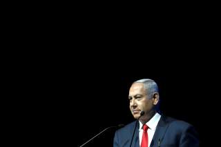 Israeli Prime Minister Benjamin Netanyahu speaks during the Cyber Week conference at Tel Aviv University, Israel, June 20, 2018. REUTERS/Ammar Awad
