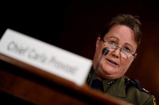 United States Border Patrol Chief Carla Provost testifies before a Senate Judiciary subcommittee on Border Security and Immigration on 