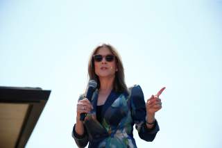 Democratic 2020 U.S. presidential candidate and author Marianne Williamson speaks at the Iowa State Fair in Des Moines, Iowa, U.S., August 9, 2019. REUTERS/Eric Thayer