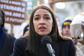 Rep. Alexandria Ocasio-Cortez announces introduction of public housing legislation as part of the Green New Deal in Washington, U.S. November 14, 2019. REUTERS/Erin Scott