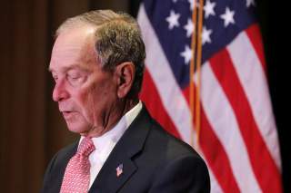 Democratic U.S. presidential candidate Michael Bloomberg delivers remarks where he was honored by the Iron Hills Civic Association at the Richmond County Country Club in Staten Island, New York, U.S., December 4, 2019. REUTERS/Andrew Kelly