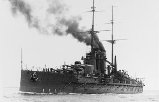 The Austro-Hungarian battleship Viribus Unitis in 1912. Courtesy of the International Naval Research Organization.