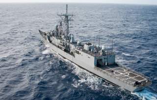 The guided-missile frigate USS Rueben James (FFG 57) conducts operations off the coast of Hawaii. U.S. Navy