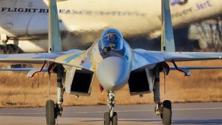 Su-35 Fighter Russian Air Force