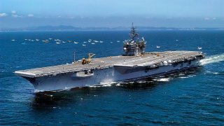 USS Kitty Hawk Aircraft Carrier U.S. Navy