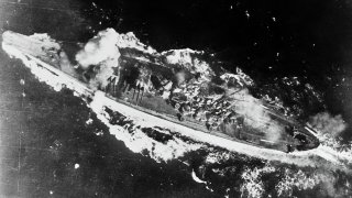 Yamato Battleship from World War II