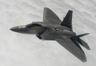  Capt. Chris Batterton aggressively banks his F-22A Raptor during a basic fighting maneuver training mission off the Virginia coast last week. The captain is with the 27th Fighter Squadron, the Air Force's first unit to fly the Raptor. 