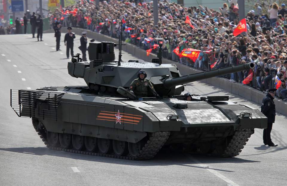 what type of steel is used in modern russian tanks