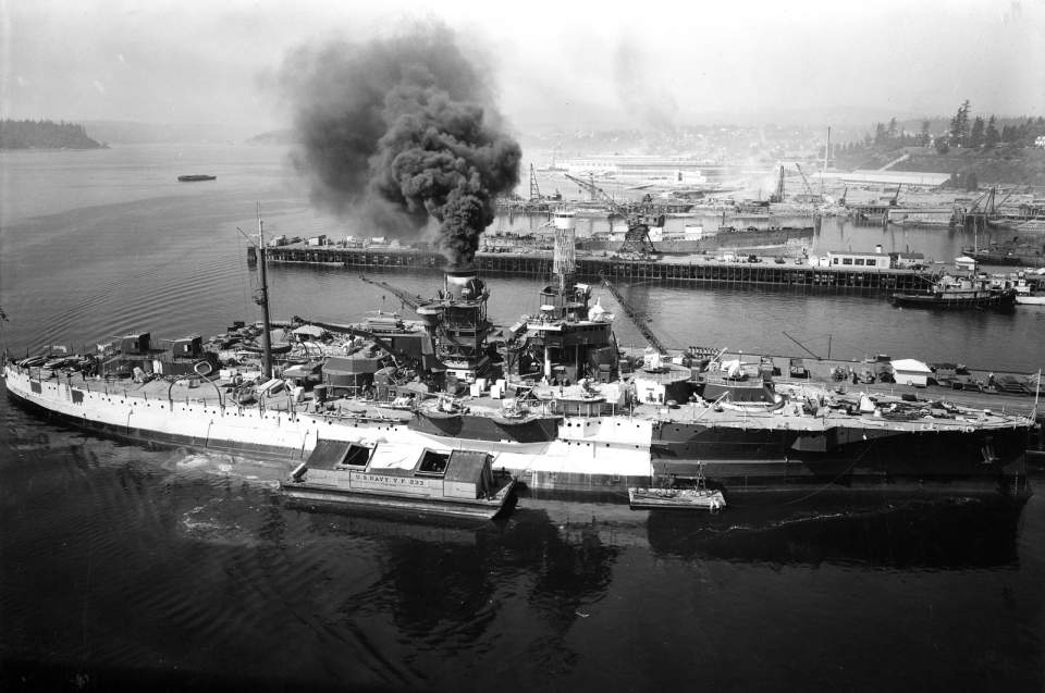 See This Picture? This Was the U.S. Navy's World War II Battleship ...