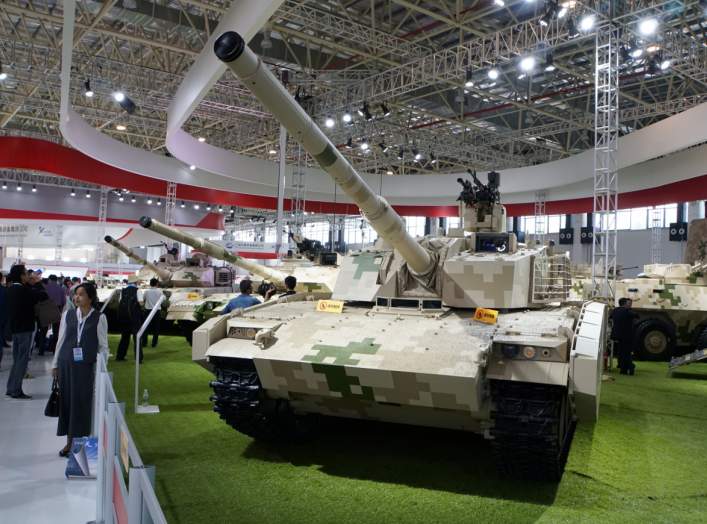 A VT5 lightweight main battle tank, built by China North Industries Corp (Norinco), is on display at Airshow China in Zhuhai, Guangdong province November 3, 2016. Picture taken November 3, 2016. REUTERS/Tim Hepher