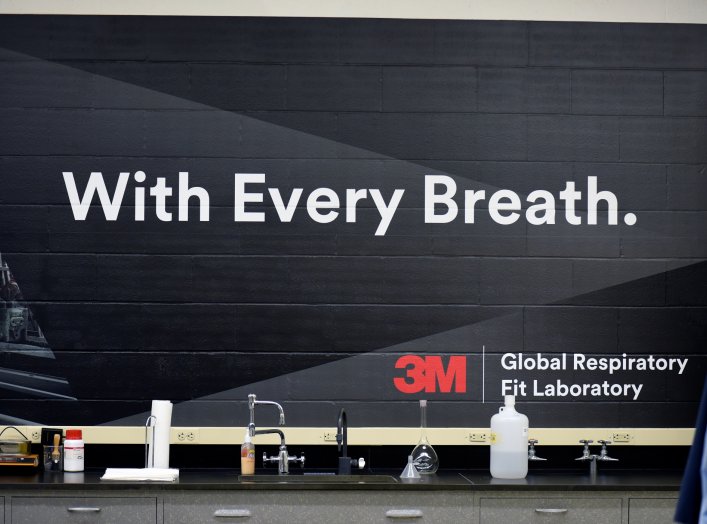 A 3M lab where workers test various respiration masks, the company has been contracted by the U.S. government to produce extra marks in response to the country's novel coronavirus outbreak, in Maplewood, Minnesota, U.S. March 4, 2020. Picture taken March 