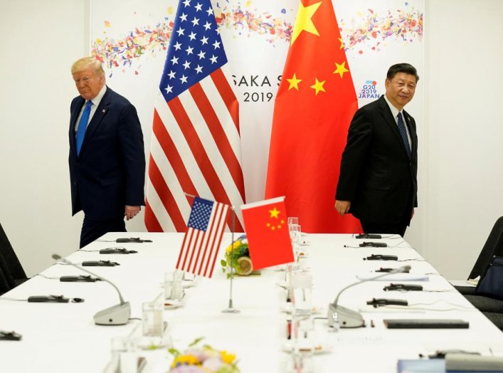 U.S. President Donald Trump attends a bilateral meeting with China's President Xi Jinping during the G20 leaders summit in Osaka, Japan, June 29, 2019. REUTERS/Kevin Lamarque
