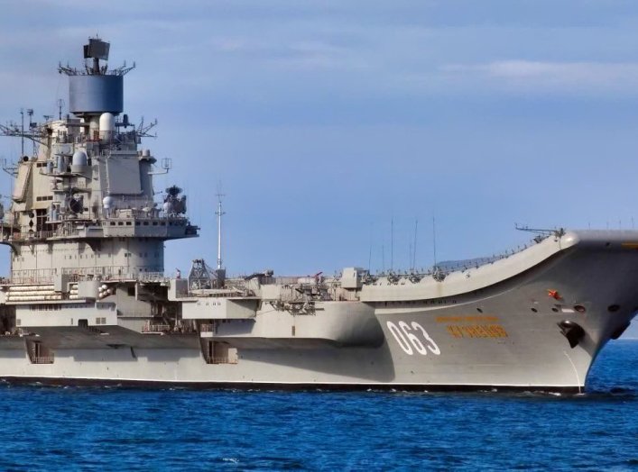 Aircraft Carrier Russian Navy Admiral Kuznetsov