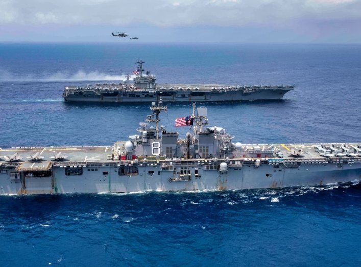 Aircraft Carriers Sailing U.S. Navy