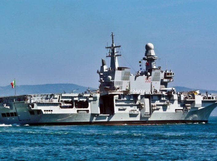 Cavour Aircraft Carrier Italy