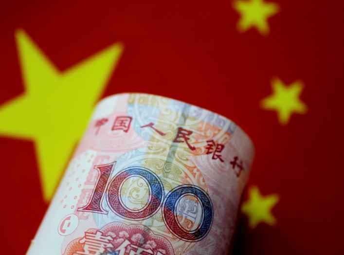 A China yuan note is seen in this illustration photo May 31, 2017. REUTERS/Thomas White/Illustration/File Photo