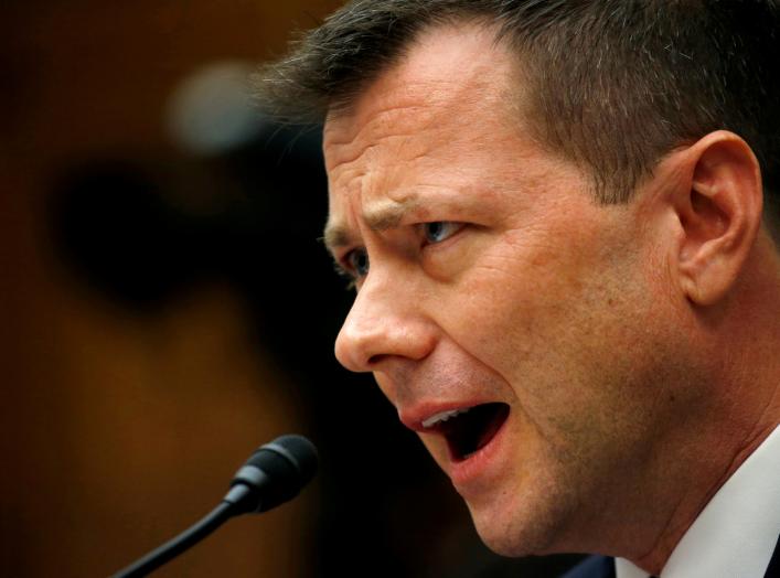FBI Deputy Assistant Director Peter Strzok testifies before the House Committees on Judiciary and Oversight and Government Reform joint hearing on "Oversight of FBI and DOJ Actions Surrounding the 2016 Election" in the Rayburn House Office Building.