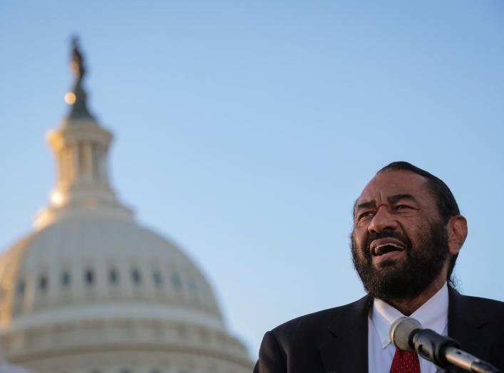 Rep. Al Green (D-TX) speaks during a news conference on Capitol Hill in Washington, U.S., March 27, 2019. REUTERS/Brendan McDermid