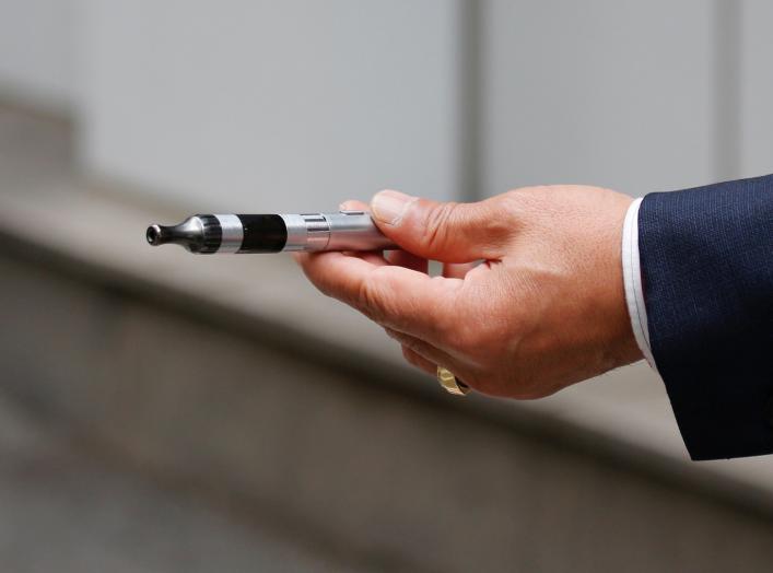 A man uses a vape device in Seoul, South Korea, October 23, 2019. REUTERS/Heo Ran