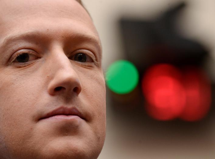 Facebook Chairman and CEO Mark Zuckerberg testifies at a House Financial Services Committee hearing in Washington, U.S., October 23, 2019. REUTERS/Erin Scott