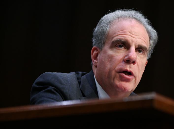 U.S. Justice Department Inspector General Michael Horowitz testifies before a Senate Judiciary Committee hearing "Examining the Inspector General's report on alleged abuses of the Foreign Intelligence Surveillance Act (FISA)" on Capitol Hill in Washington