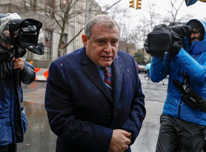 Ukrainian-American businessman Lev Parnas, an associate of President Donald Trump's personal lawyer Rudy Giuliani, arrives for a bail hearing at the Manhattan Federal Court in New York, U.S., December 17, 2019. REUTERS/Brendan McDermid/