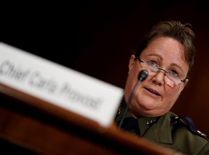 United States Border Patrol Chief Carla Provost testifies before a Senate Judiciary subcommittee on Border Security and Immigration on "The Humanitarian and Security Crisis at the Southern Border" on Capitol Hill in Washington, U.S., May 8, 2019. REUTERS/