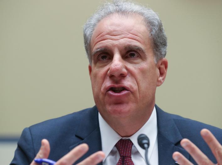 U.S. Justice Department Inspector General Michael Horowitz testifies before the House Oversight and Government Reform Committee on Capitol Hill in Washington, U.S. September 18, 2019. REUTERS/Jonathan Ernst