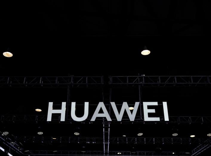 A Huawei company logo is seen at CES (Consumer Electronics Show) Asia 2019 in Shanghai, China June 11, 2019. REUTERS/Aly Song