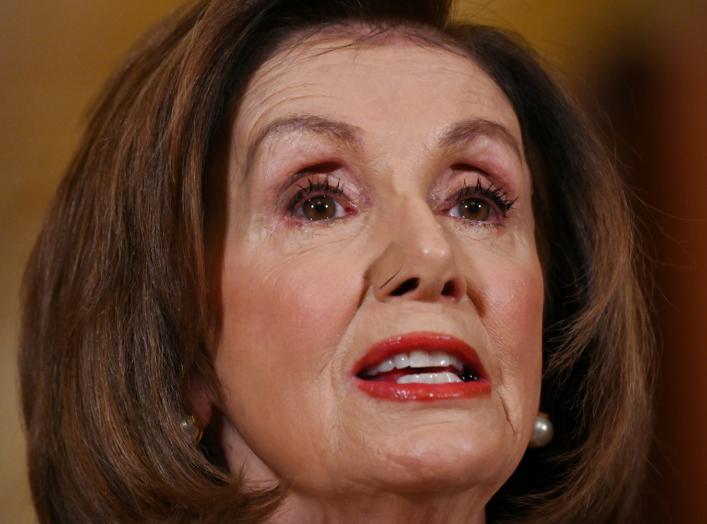 U.S. House Speaker Nancy Pelosi (D-CA) delivers remarks on the status of the impeachment inquiry into U.S. President Donald Trump on Capitol Hill in Washington, U.S., December 5, 2019. REUTERS/Erin Scott