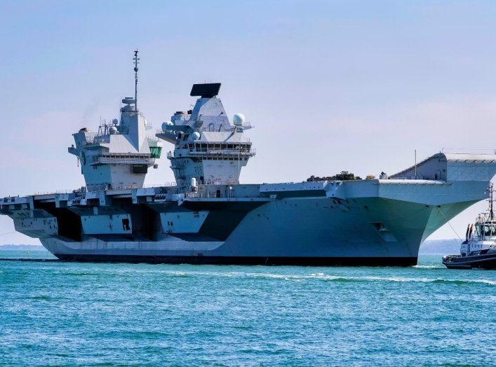 Royal Navy Aircraft Carrier 
