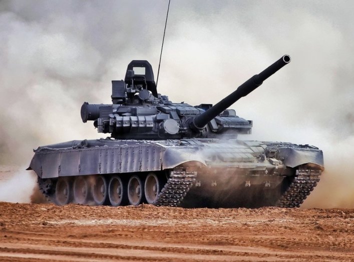 Russia Ukraine War T-80 Tank